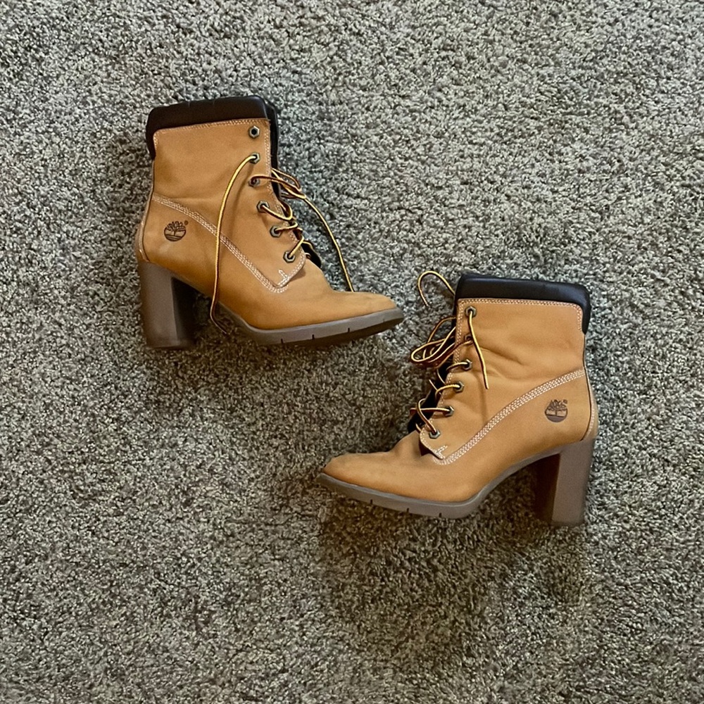 Timberland women heeled boots